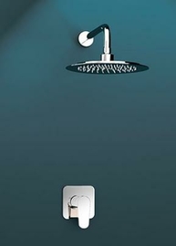 Смеситель встраиваемый Ramon Soler для душа с тропическим душем никель Alexia K3618012NC - фото, отзывы, цена