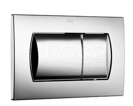 Кнопка смыва Roca Pl62 хром глянец - фото, отзывы, цена