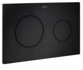 Кнопка смыва Roca Duplo PL10, матовый черный, 890089206 - фото, отзывы, цена