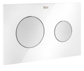 Кнопка смыва Roca Duplo PL10, белый / хром, 890089005 - фото, отзывы, цена