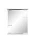 Зеркальный шкаф Stella Polar Лолита 55/С, правый, белый - фото, отзывы, цена