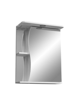Зеркальный шкаф Stella Polar Верея 60/С, правый, белый - фото, отзывы, цена