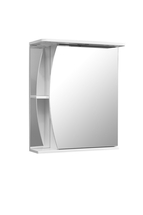 Зеркальный шкаф Stella Polar Лана 60/С, правый, белый - фото, отзывы, цена