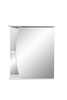 Зеркальный шкаф Stella Polar Лана 60/С, правый, белый - фото, отзывы, цена