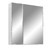 Зеркальный шкаф Stella Polar Парма 60, 2 дв., белый - фото, отзывы, цена