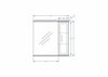 Зеркальный шкаф Stella Polar Концепт 70/С, правый, белый - фото, отзывы, цена