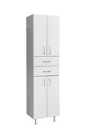 Шкаф-пенал Stella Polar Концепт 48, 2 ящика, белый - фото, отзывы, цена