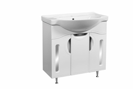 Тумба Stella Polar Сильва 80 с раковиной Cersanit Эрика 80 - фото, отзывы, цена