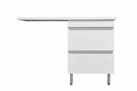 Тумба с раковиной под стиральную машинку Stella Polar Мадлен 130, 2 ящика - фото, отзывы, цена