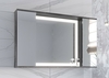 Зеркальный шкаф LED Stella Polar Дэрри 100, бетон / цемент, 2 части - фото, отзывы, цена