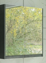 Зеркальный шкаф Stella Polar Кибела 70, цемент, серое - фото, отзывы, цена