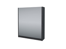 Зеркальный шкаф Stella Polar Кибела 60, цемент, серое - фото, отзывы, цена