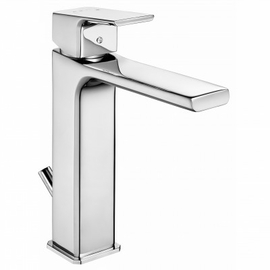 Смеситель для умывальника с удлиненным корпусом и донным клапаном ECA Tiera, 102188013EX - фото, отзывы, цена