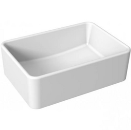 Раковина Roca Mila 50x35 см накладная прямоугольная белая, 732700B000 - фото, отзывы, цена