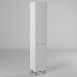 Пенал Briz Сити левый 35 см, белый глянец - фото, отзывы, цена