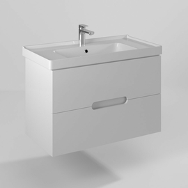 Тумба с раковиной Briz Пола 90 см, Dreja Грейс, белый глянец - фото, отзывы, цена