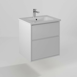 Тумба с раковиной Briz Монца 60 см, Dreja Эйфория, белый глянец - фото, отзывы, цена