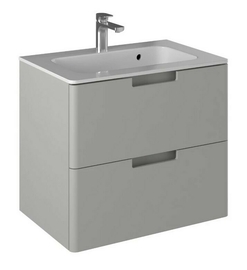 Тумба Briz Прато Лайт 70 см с раковиной Prato 70, светло-серая матовая - фото, отзывы, цена