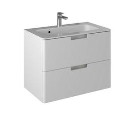 Тумба Briz Прато 80 см с раковиной Prato bathlife 80, белый глянец - фото, отзывы, цена