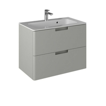 Тумба Briz Прато Лайт 80 см с раковиной Prato bathlife 80, светло-серая матовая - фото, отзывы, цена