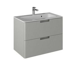 Тумба Briz Прато Лайт 80 см с раковиной Prato bathlife 80, светло-серая матовая - фото, отзывы, цена