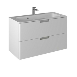 Тумба Briz Прато 100 см с раковиной Prato bathlife 100, белый глянец - фото, отзывы, цена