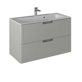 Тумба Briz Прато Лайт 100 см с раковиной Prato bathlife 100, светло-серая матовая - фото, отзывы, цена