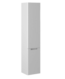 Пенал Briz Прато 35 см, правый, с корзиной для белья, белый глянец - фото, отзывы, цена