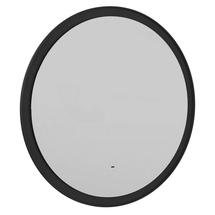 Зеркало Briz Тесо 100, LED-подсветка, подогрев, сенсорное управление, черное супермат - фото, отзывы, цена