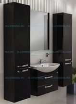Комплект мебели Акватон Ария 65 М, черный - фото, отзывы, цена