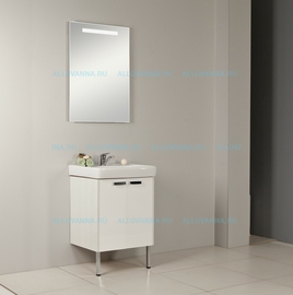 Комплект мебели Акватон Йорк 60, Белый/Выбеленное дерево - фото, отзывы, цена