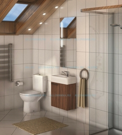 Комплект мебели Акватон Эклипс 46, эбони темный - фото, отзывы, цена