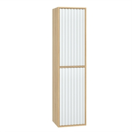 Пенал Onika Дайлер 35 подвесной, белый/дуб сонома - фото, отзывы, цена