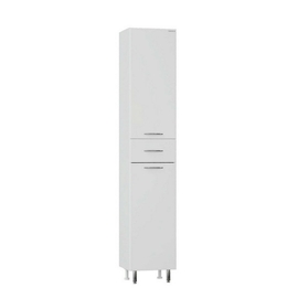 Пенал Onika Модерн 36 напольный, с бельевой корзиной, правый, белый - фото, отзывы, цена