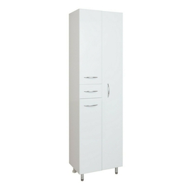 Пенал Onika Модерн 52 напольный, с бельевой корзиной, правый, белый - фото, отзывы, цена