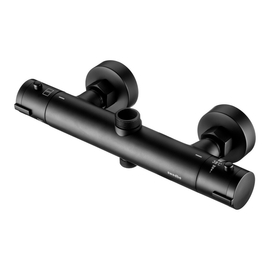 Смеситель для душа Swedbe Hermes 9022B термостатический с верхним подключением, черный - фото, отзывы, цена