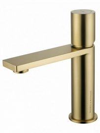 Смеситель для раковины Wonzon & Woghand, брашированное золото, WW-101-BG - фото, отзывы, цена