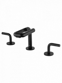 Смеситель для раковины высокий Wonzon & Woghand Loop, черный матовый, WW-131-00-508 - фото, отзывы, цена