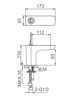 Смеситель для раковины Wonzon & Woghand Shark, хром, WW-48B1101-CR - фото, отзывы, цена