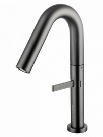 Смеситель для раковины высокий Wonzon & Woghand, темный графит, WW-6068-BGG - фото, отзывы, цена