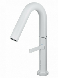 Смеситель для раковины высокий Wonzon & Woghand, белый матовый, WW-6068-MW - фото, отзывы, цена