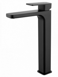 Смеситель для раковины высокий Wonzon & Woghand Arnie, черный матовый, WW-691104-MB - фото, отзывы, цена