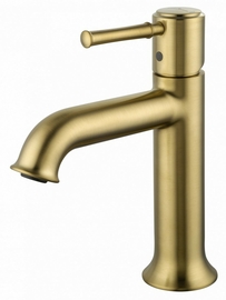 Смеситель для раковины Wonzon & Woghand Tor, брашированное золото, WW-88018073-BG - фото, отзывы, цена