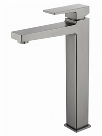 Смеситель для раковины высокий Wonzon & Woghand Cube 2.0, темный графит, WW-88019068-BGM - фото, отзывы, цена