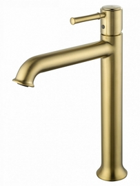 Смеситель для раковины высокий Wonzon & Woghand Tor, брашированное золото, WW-88019073-BG - фото, отзывы, цена
