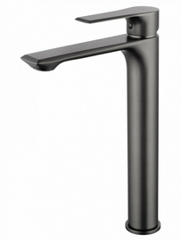 Смеситель для раковины высокий Wonzon & Woghand Brilliant, темный графит, WW-88019079-BGM - фото, отзывы, цена