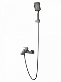 Смеситель для ванны с душем Wonzon & Woghand Flex, темный графит, WW-88037072-BGM - фото, отзывы, цена