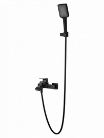 Смеситель для ванны с душем Wonzon & Woghand Flex, черный матовый, WW-88037072-MB - фото, отзывы, цена