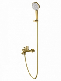 Смеситель для ванны с душем Wonzon & Woghand Tor, брашированное золото, WW-88037073-BG - фото, отзывы, цена