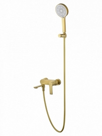 Смеситель для ванны с душем Wonzon & Woghand Brilliant, брашированное золото, WW-88037079-BG - фото, отзывы, цена